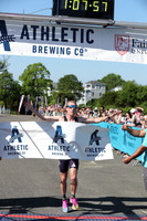 Finish Half-under 1 hour 40 minutes