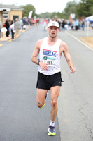Finish Half-under 1 hr. 45 min.